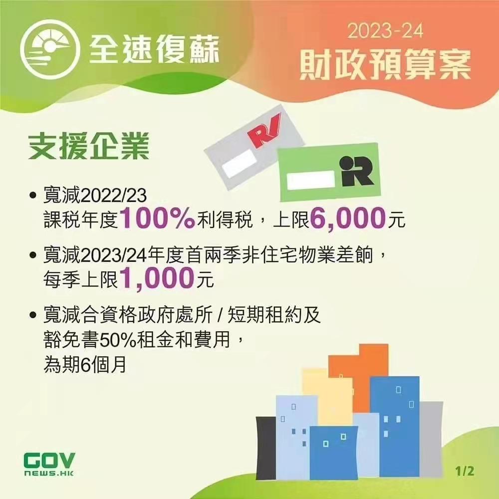 香港政府發(fā)布2023-24年度財政預(yù)算案，推出多項利民措施!香港經(jīng)濟(jì)將迎來新機(jī)遇!